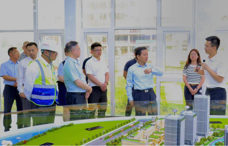 徐建平到岳陽自貿(mào)片區(qū)數(shù)字經(jīng)濟(jì)產(chǎn)業(yè)綜合體建設(shè)項目調(diào)研