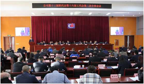 公司隆重召開第十三屆職代會(huì)、第十六屆工代會(huì)第二次會(huì)議