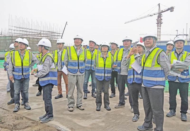 公司在渤化項目舉行精細化管理及安全標(biāo)準化工地觀摩活動