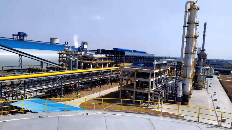 中南分公司承建的新泰正大焦爐煤氣綜合利用項目投產(chǎn)