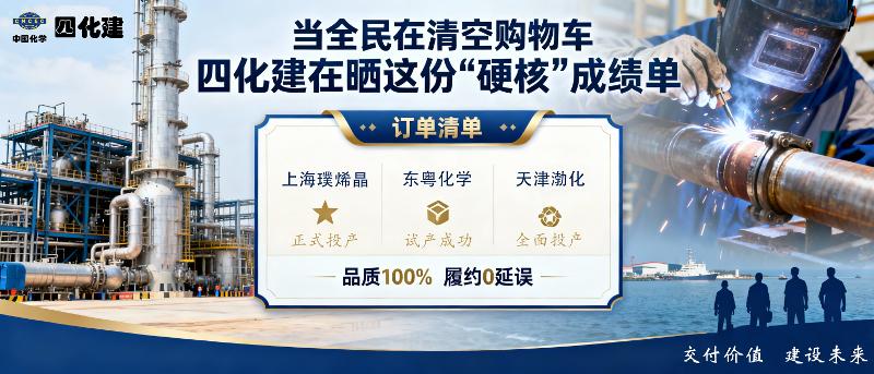 雙十一 | 當全民在清空購物車，四化建在曬這份“硬核”成績單！